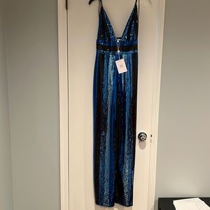 NWT gorgeous WAYF sequin jumpsuit. Purchased from Shopbop.  Showstopper!